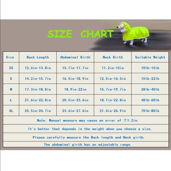 New Dog Raincoat, Lightweight - Picture 7 of 9